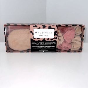 New! Luxe Eye Mask and Scrunchie Set WILLOWELL